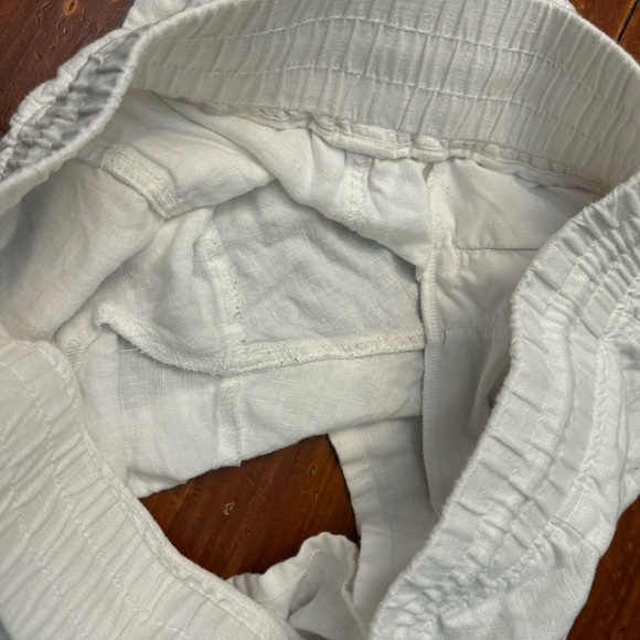 Athleta Cabo Linen 4” Shorts in White Womens Size 8 - Picture 10 of 10